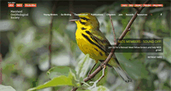 Desktop Screenshot of mdbirds.org