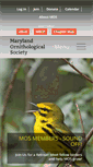 Mobile Screenshot of mdbirds.org