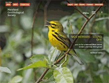 Tablet Screenshot of mdbirds.org